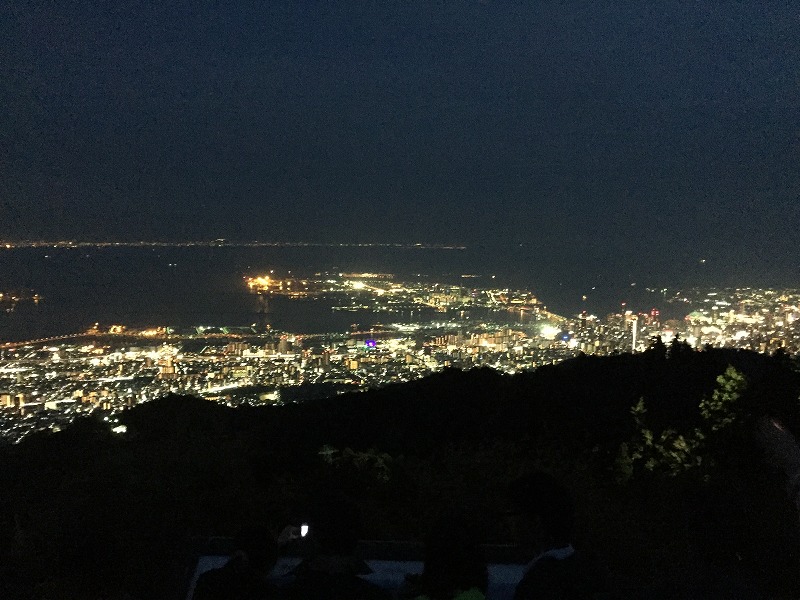 摩耶山からの神戸の夜景